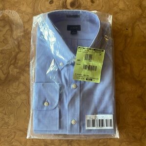 J. Crew blue button-down with breast pocket, size L slim